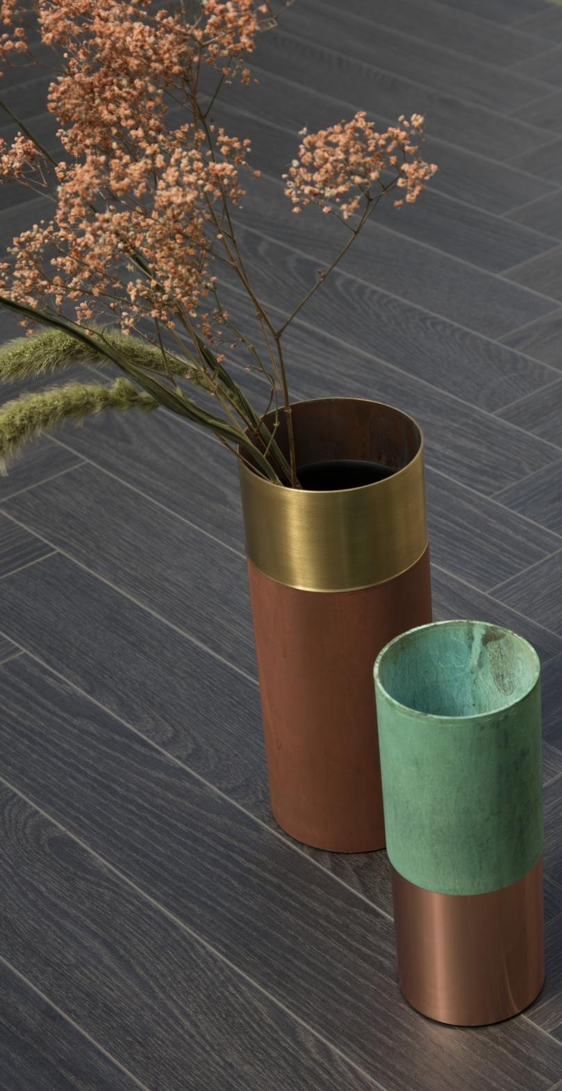 De Chateau-collectie beschikt over een Loc-systeem dat toelaat om laminaat in visgraatpatroon te leggen